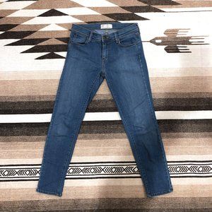 Free People Skinny Cropped Jeans